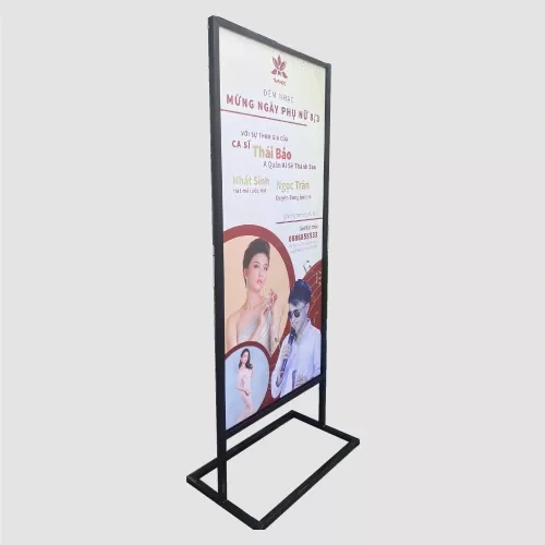Standee sắt ngoài trời